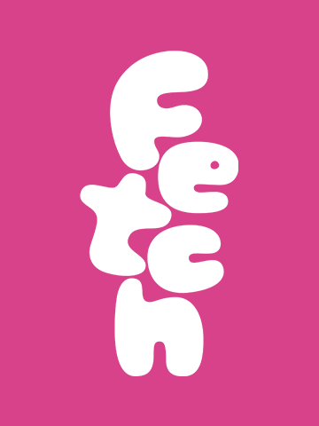 The Fetch logo on a decorative background.