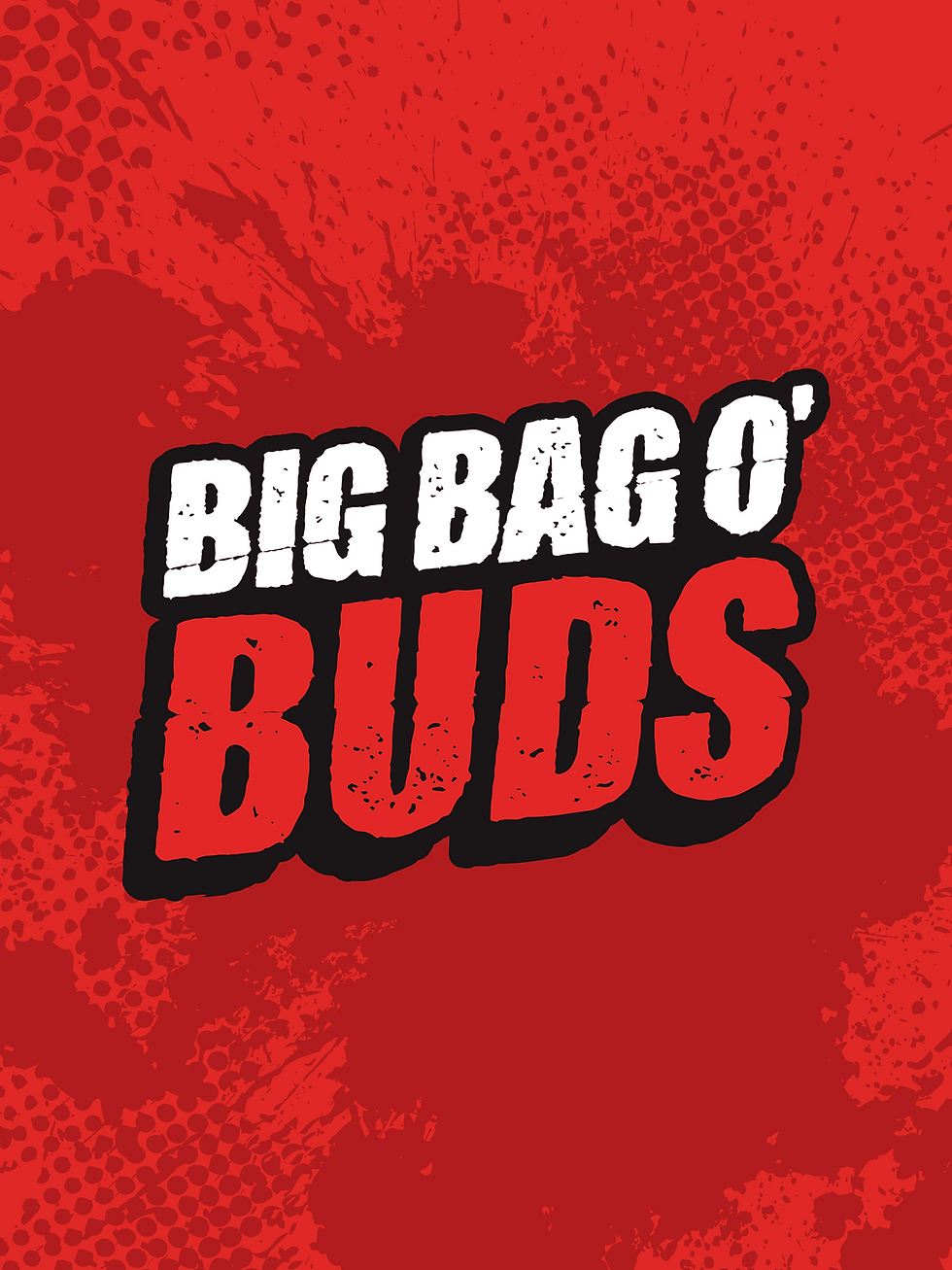 The Big Bag o' Buds logo on a decorative background.