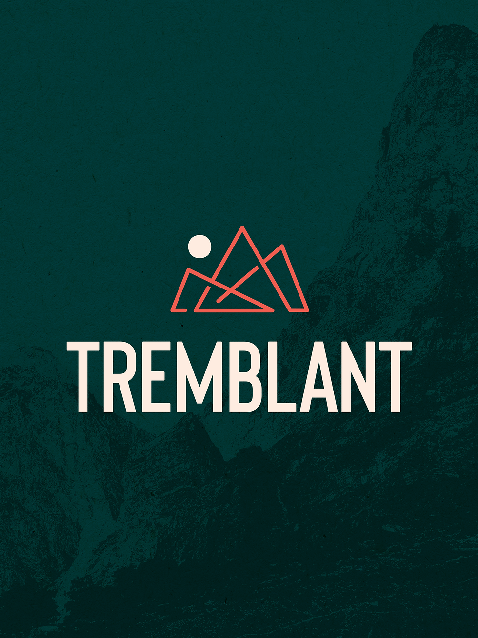 The Tremblant logo on a decorative background.