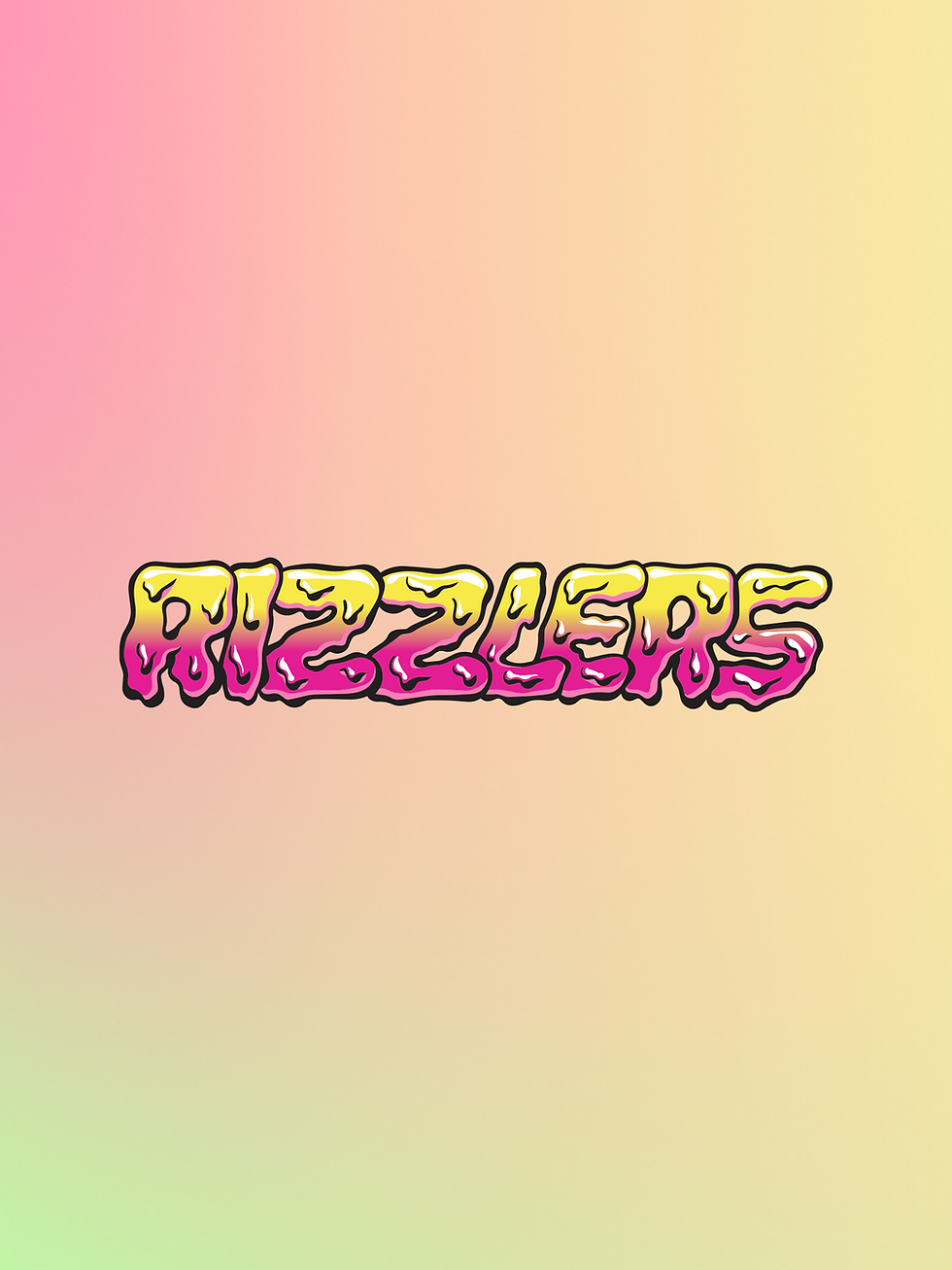 The Rizzlers logo on a decorative background.